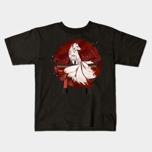 Kitsune : Japanese Fox Kids T-Shirt